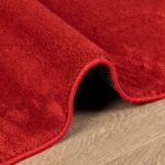 Tapis OVIEDO à poils courts rouge 100x200 cm – Image 4