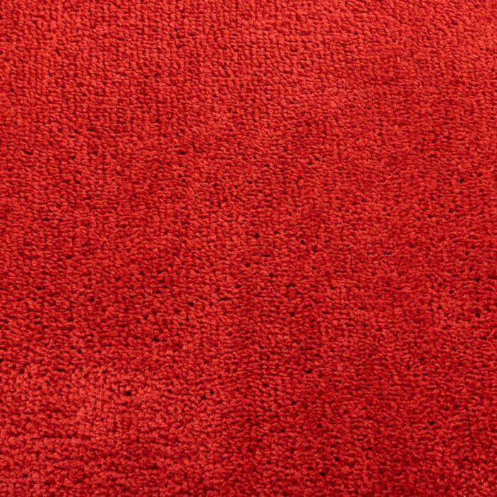 Tapis OVIEDO à poils courts rouge 140x200 cm – Image 7