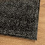 Tapis ISTAN à poils longs aspect brillant anthracite 120x170 cm – Image 2