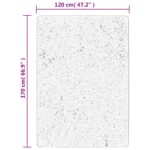 Tapis ISTAN à poils longs aspect brillant anthracite 120x170 cm – Image 8