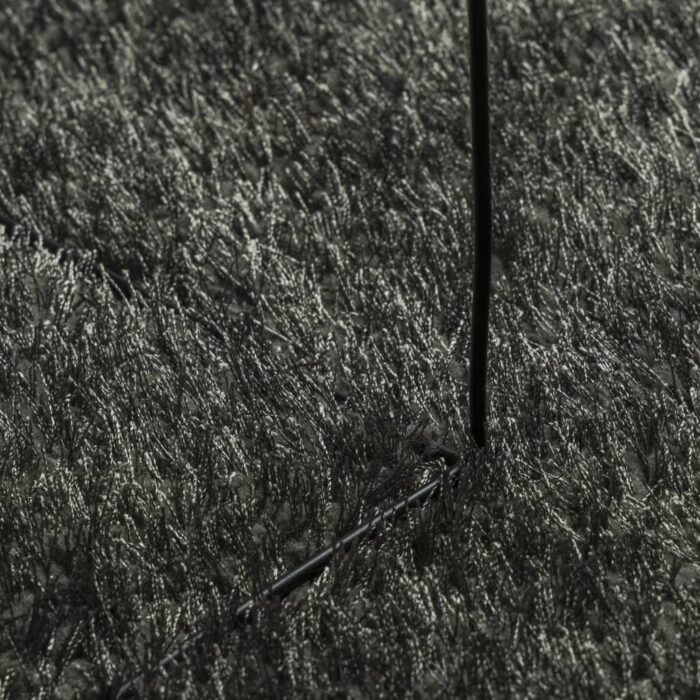 Tapis ISTAN à poils longs aspect brillant anthracite 200x280 cm – Image 6