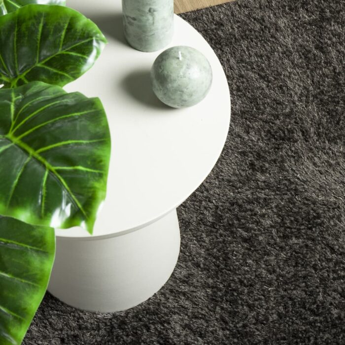 Tapis ISTAN à poils longs aspect brillant anthracite 240x340 cm – Image 5