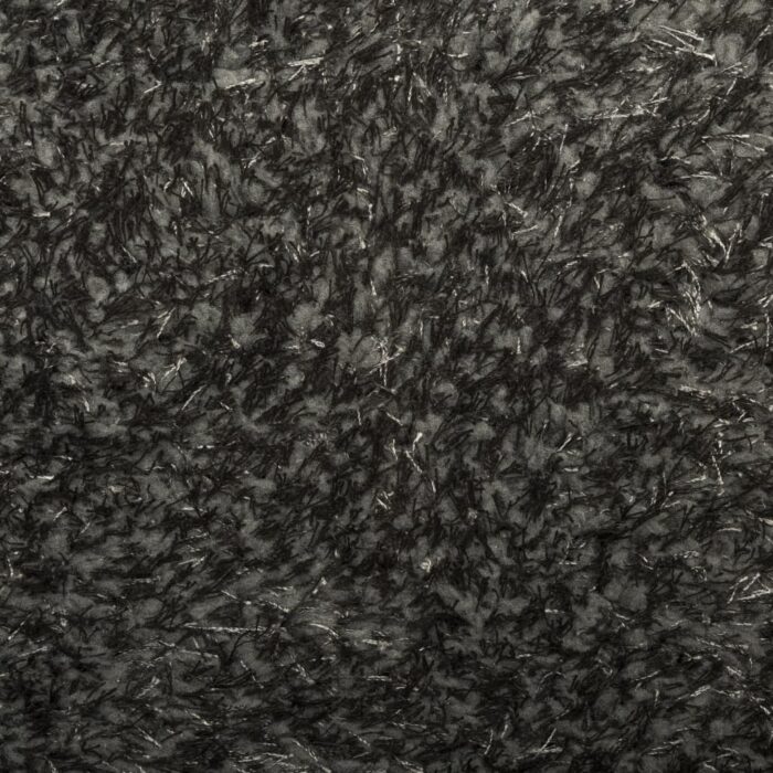 Tapis ISTAN à poils longs aspect brillant anthracite Ø 100 cm – Image 7
