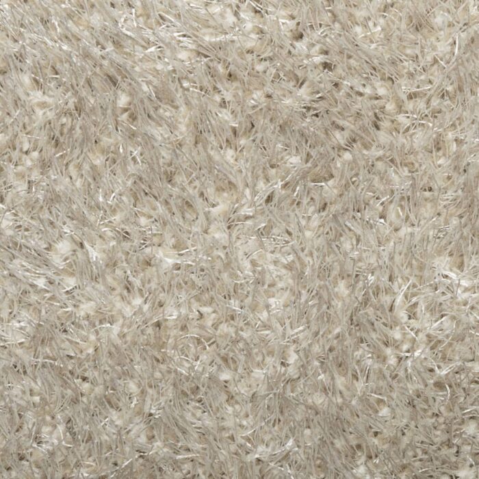 Tapis ISTAN à poils longs aspect brillant beige Ø 100 cm – Image 7