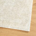 Tapis ISTAN à poils longs aspect brillant crème 140x200 cm – Image 2