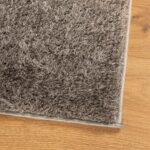 Tapis ISTAN à poils longs aspect brillant gris 100x200 cm – Image 2