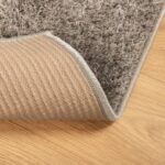 Tapis ISTAN à poils longs aspect brillant gris 120x170 cm – Image 3