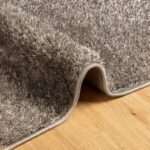 Tapis ISTAN à poils longs aspect brillant gris 120x170 cm – Image 4