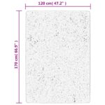Tapis ISTAN à poils longs aspect brillant gris 120x170 cm – Image 8