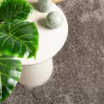 Tapis ISTAN à poils longs aspect brillant gris 140x200 cm – Image 5