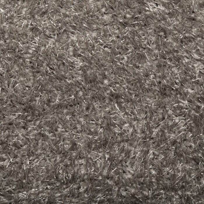 Tapis ISTAN à poils longs aspect brillant gris Ø 200 cm – Image 7