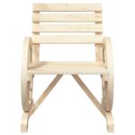 Chaises de jardin lot de 4 Bois de sapin massif – Image 3