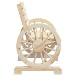 Chaises de jardin lot de 4 Bois de sapin massif – Image 4