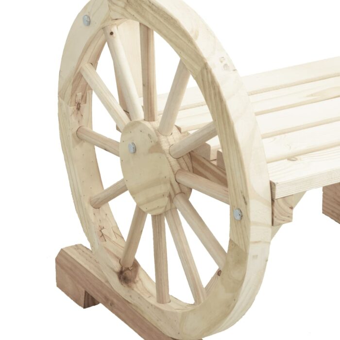 Chaises de jardin lot de 4 Bois de sapin massif – Image 7