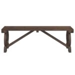 Banc de jardin 115 cm bois de sapin massif – Image 2