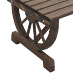Banc de jardin 115 cm bois de sapin massif – Image 5