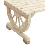 Table de jardin 115x55x65 cm bois de sapin massif – Image 5