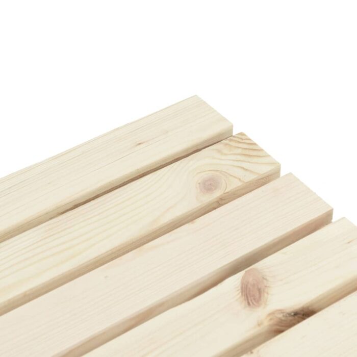 Table de jardin 115x55x65 cm bois de sapin massif – Image 6