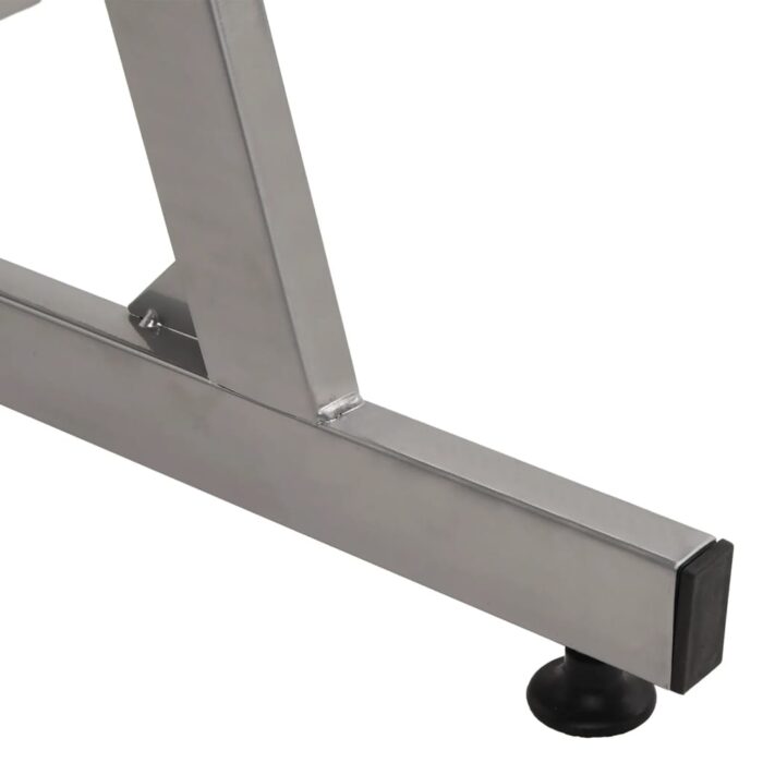 Bureau d'angle marron bois d'ingénierie – Image 5