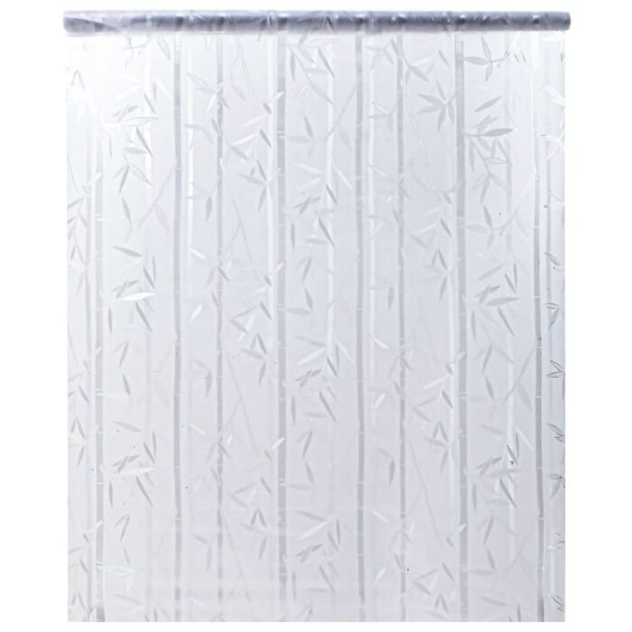 Films pour fenêtre 2 pcs dépoli motif de bambou PVC – Image 2