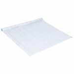 Films pour fenêtre 2 pcs dépoli motif de bambou PVC – Image 4