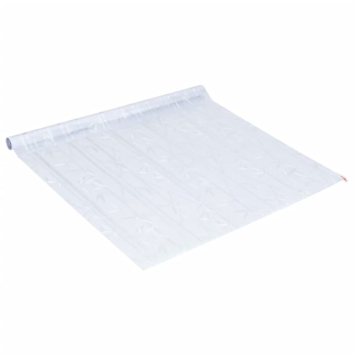 Films pour fenêtre 2 pcs dépoli motif de bambou PVC – Image 4