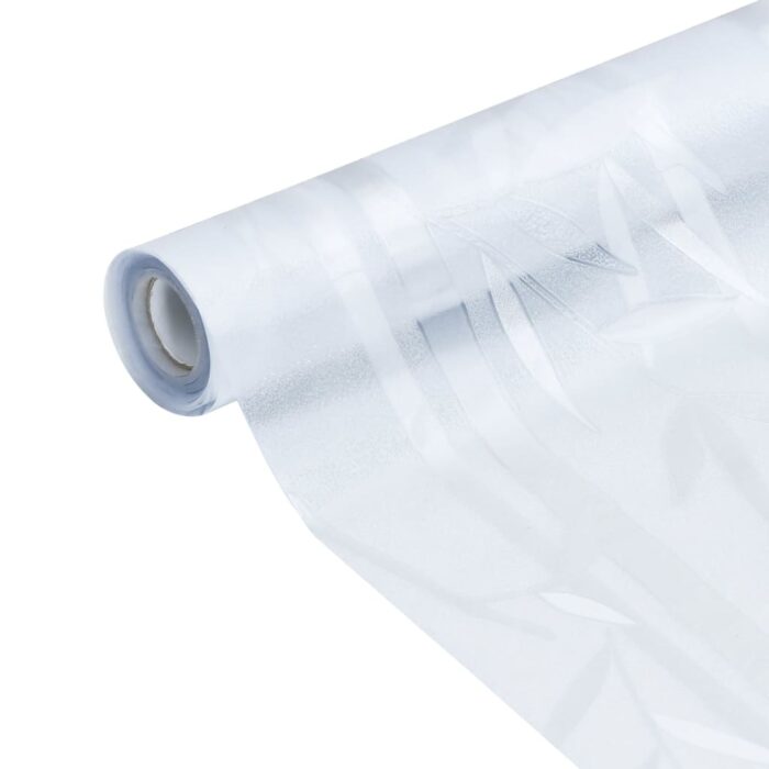 Films pour fenêtre 2 pcs dépoli motif de bambou PVC – Image 6