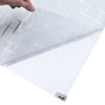 Films pour fenêtre 4 pcs dépoli motif d'étoiles PVC – Image 5