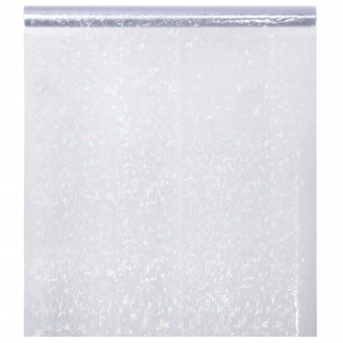 Films pour fenêtre 3 pcs dépoli motif arc-en-ciel 3D PVC – Image 2