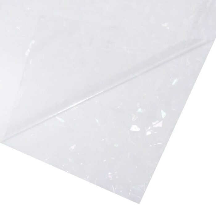 Films pour fenêtre 3 pcs dépoli motif arc-en-ciel 3D PVC – Image 5