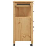 Chariot de cuisine MONZA 84x40x90 cm bois massif de pin – Image 4