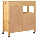 Chariot de cuisine MONZA 84x40x90 cm bois massif de pin – Image 5