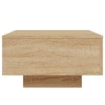 Table basse chêne sonoma 55x55x31 cm bois d'ingénierie – Image 4
