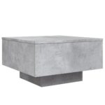 Table basse gris béton 55x55x31 cm bois d'ingénierie – Image 5
