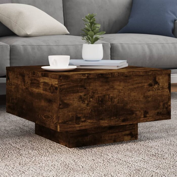 VXL8721012251557_m_en_hd_1.jpg Table basse chêne fumé 55x55x31 cm bois d'ingénierie – Image 1