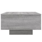 Table basse sonoma gris 55x55x31 cm bois d'ingénierie – Image 3