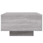 Table basse sonoma gris 55x55x31 cm bois d'ingénierie – Image 4
