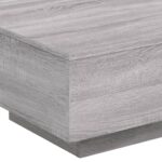 Table basse sonoma gris 55x55x31 cm bois d'ingénierie – Image 6