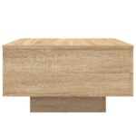Table basse avec lumières LED chêne sonoma 55x55x31 cm – Image 5