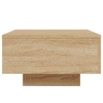 Table basse avec lumières LED chêne sonoma 55x55x31 cm – Image 6
