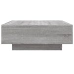 Table basse sonoma gris 80x80x31 cm bois d'ingénierie – Image 3
