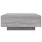 Table basse sonoma gris 80x80x31 cm bois d'ingénierie – Image 4