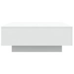 Table basse avec lumières LED blanc 80x80x31 cm – Image 6