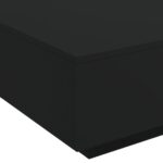 Table basse avec lumières LED noir 80x80x31 cm – Image 8