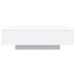 Table basse avec lumières LED blanc 100x100x31 cm – Image 4