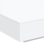 Table basse avec lumières LED blanc 100x100x31 cm – Image 7