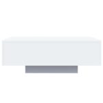 Table basse avec lumières LED blanc 85x55x31 cm – Image 5