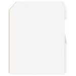 Table de chevet avec lumières LED blanc 50x40x45 cm – Image 7