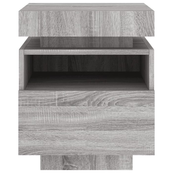 VXL8721012253797_g_en_hd_6.jpg Armoires de chevet avec lumières LED 2 pcs sonoma gris – Image 6