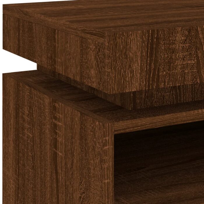 VXL8721012253803_g_en_hd_8.jpg Armoire de chevet avec lumières LED chêne marron 40x39x48,5 cm – Image 8
